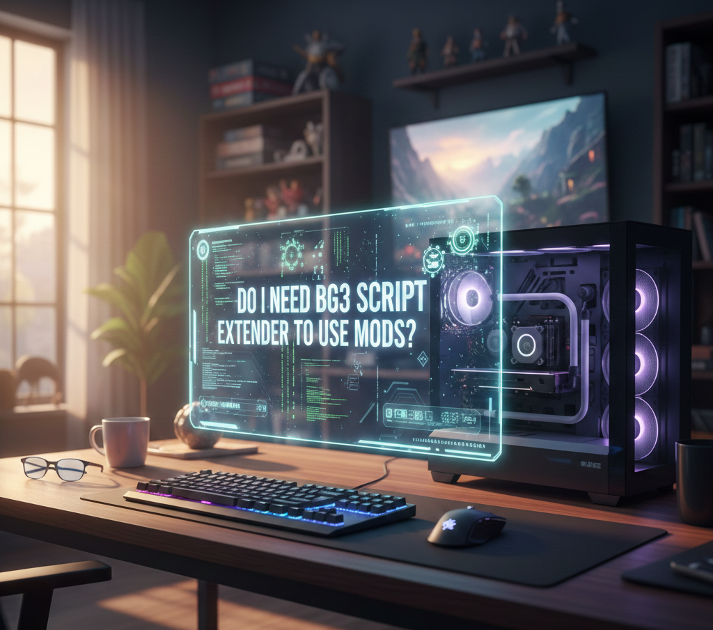 Do I need BG3 Script Extender to use mods